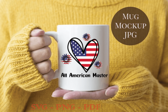 4th of July, All American Master SVG