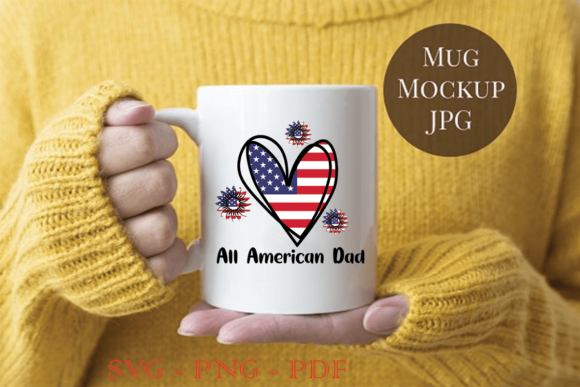 All American Dad SVG, 4th of July SVG