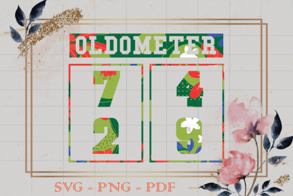 Birthday Gift 49 Oldometer SVG