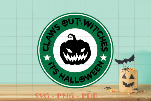 Claws Out Witches Pumpkin Halloween SVG