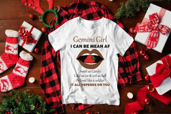 Gemini Girl I Can Be Mean AF SVG Files