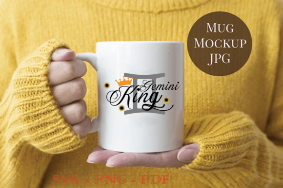 Gemini King Birthday Gift SVG