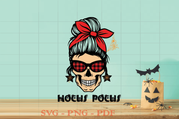Hocus Pocus Skull Halloween SVG