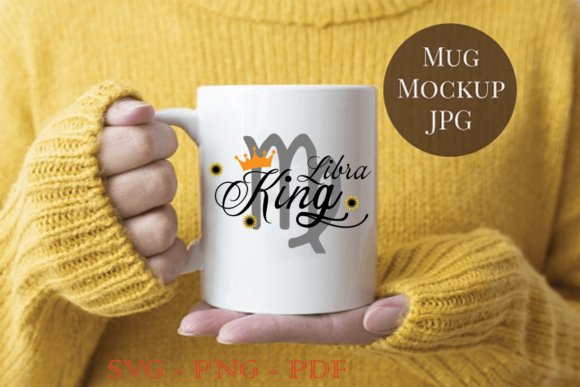 Libra King Birthday Gift SVG