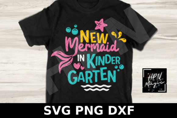 New Mermaid in Kindergarten SVG