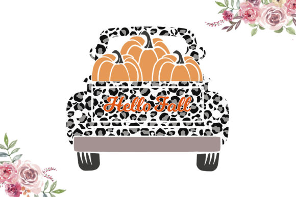 White Leopard Pickup Truck SVG Review